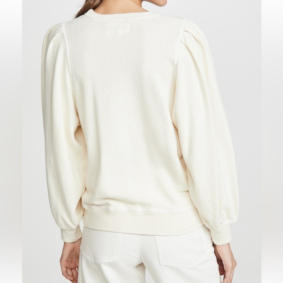The Great. The Pleat Sleeve Sweatshirt - Picture 3 of 4